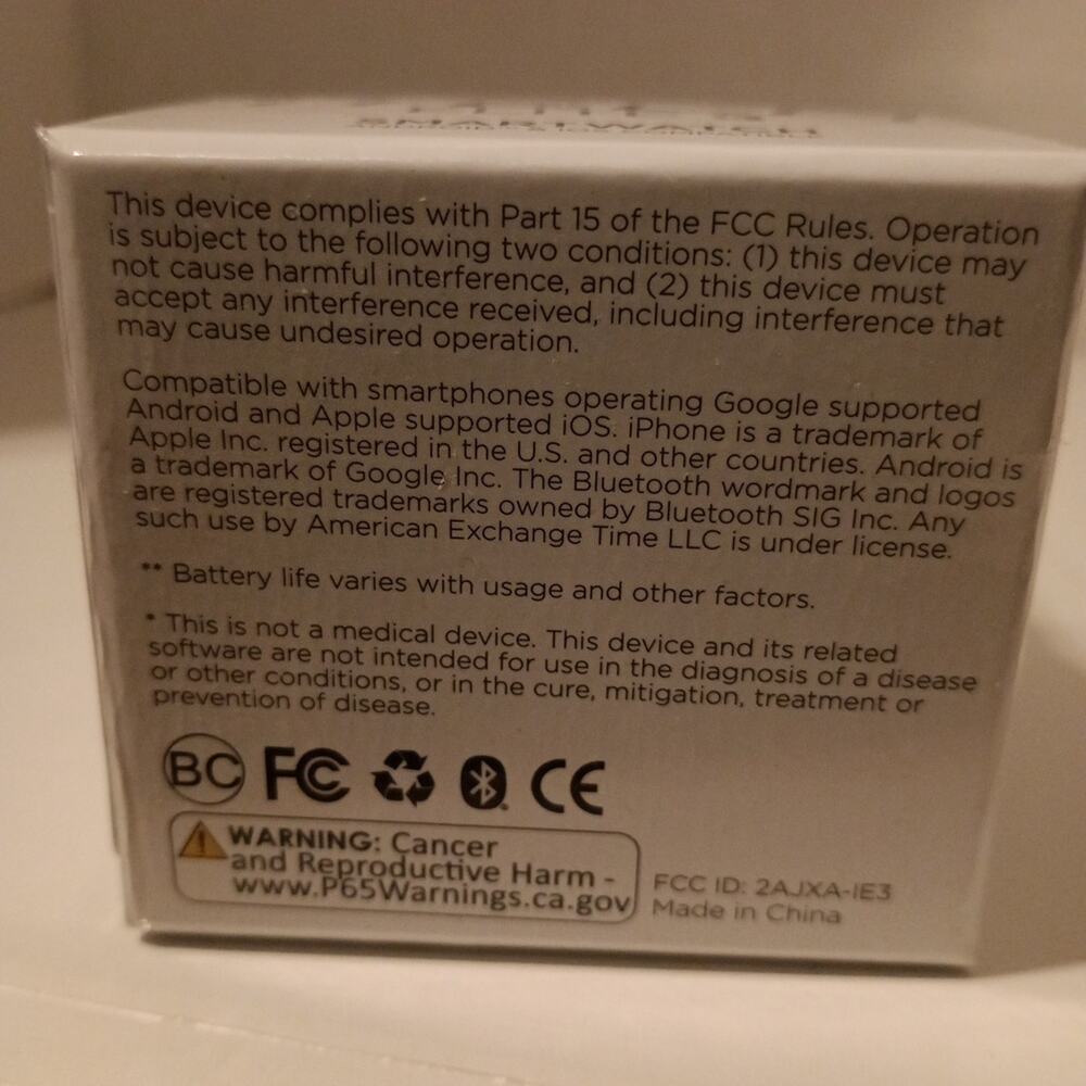 iTech ELITE 3 SmartWatch Android And IOS Compatible White - Picture 5 of 5